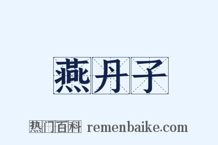 燕丹子是什么意思的图片